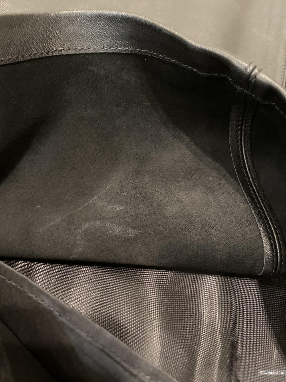 Юбка натуральная кожа, LIME, XS