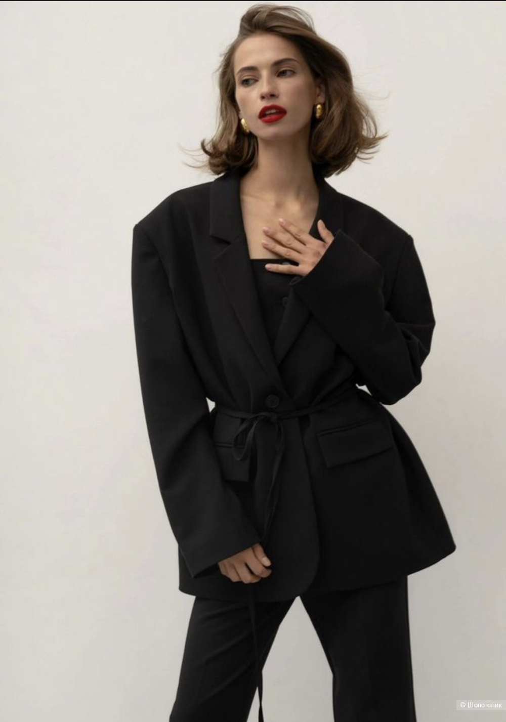 Пиджак oversize Tres, one size.