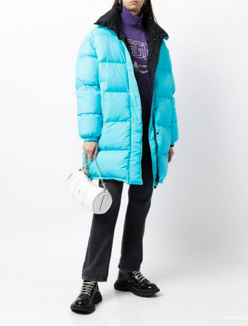 Куртка-пальто пуховик MSGM oversize L/XL