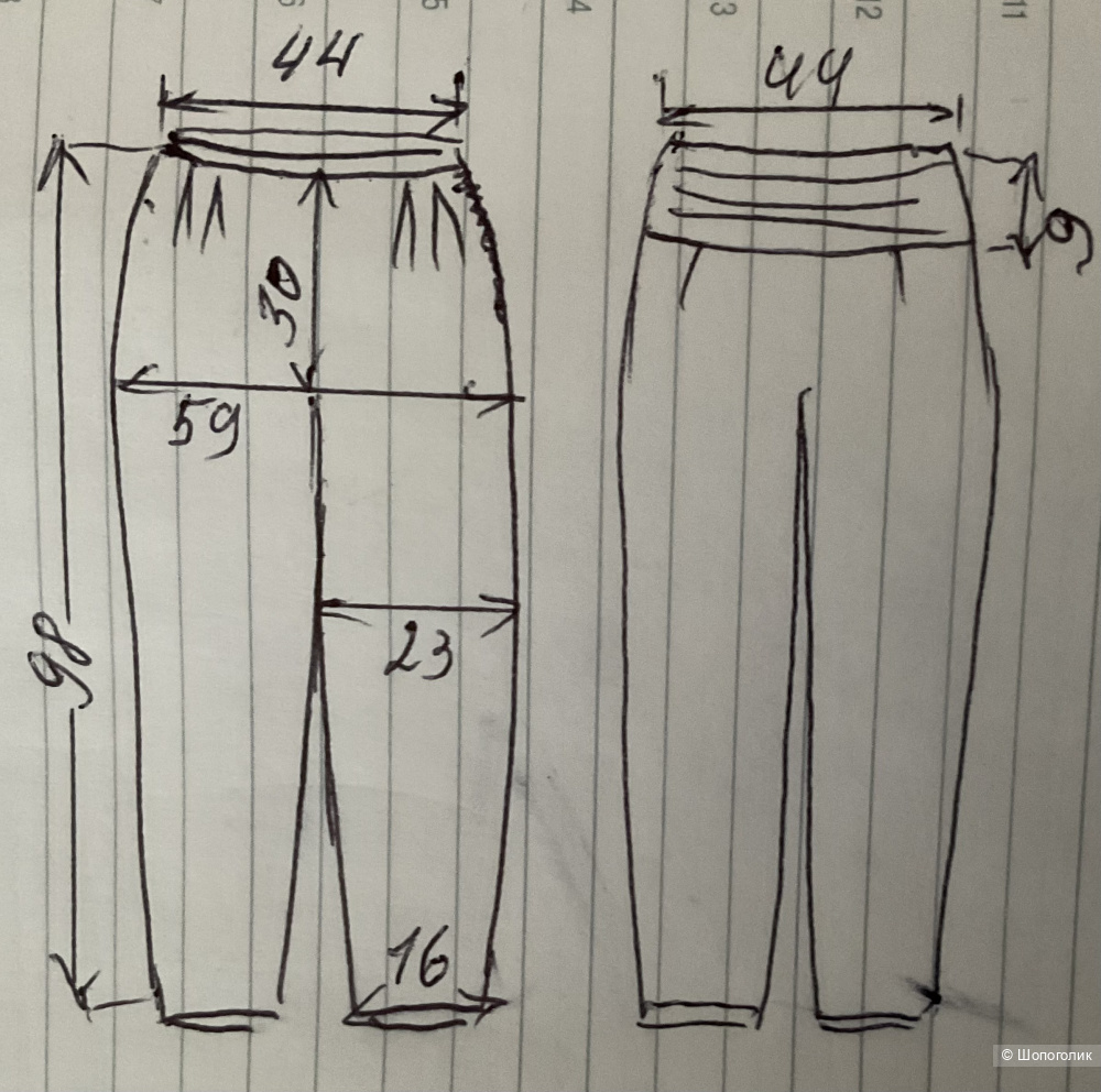 Брюки с бантом CATHERINE MALANDRINO,46-48