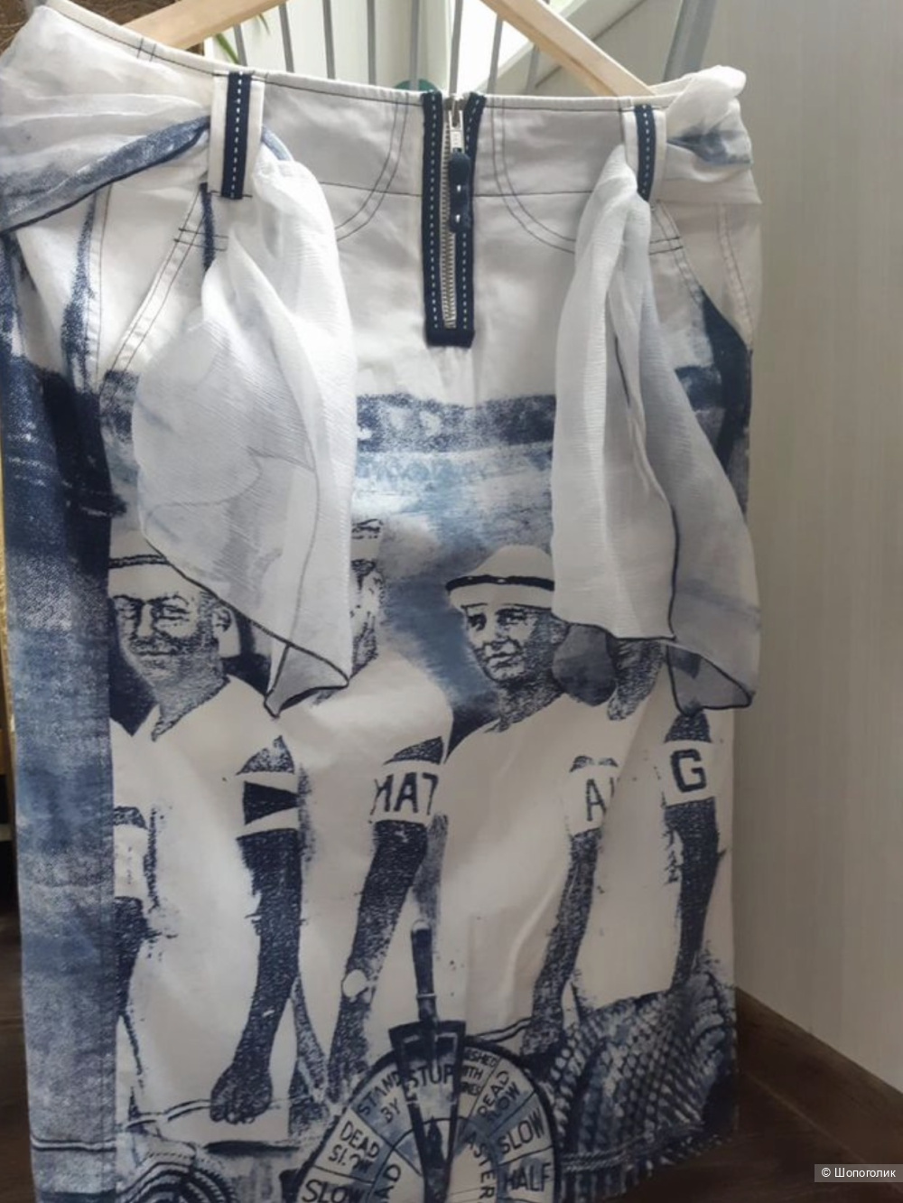 Blue Blanc Rouge юбка р 46