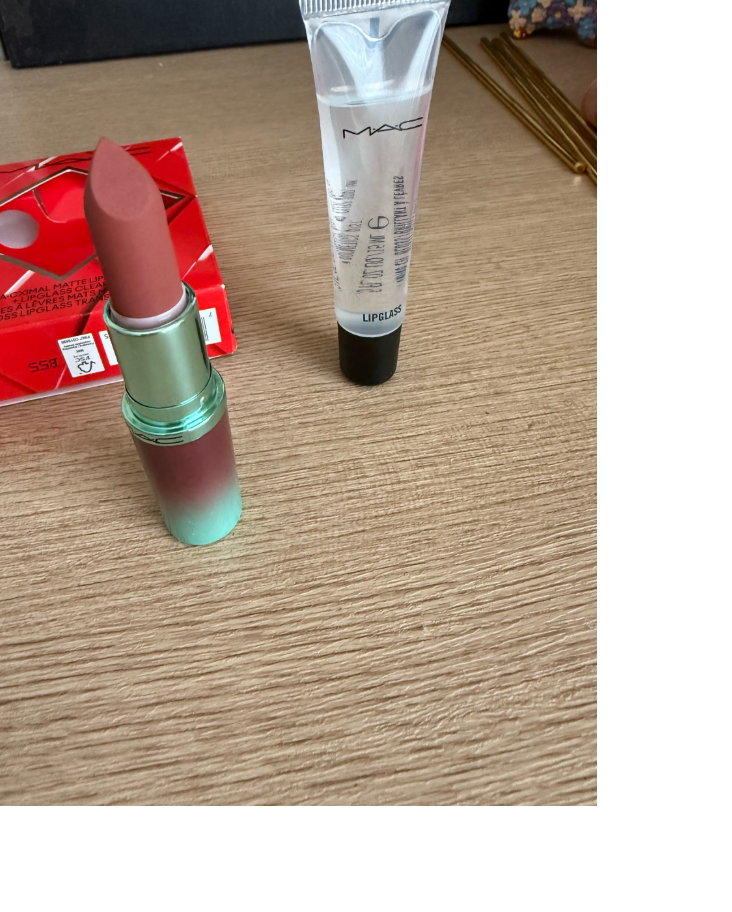 MAC помада+блеск