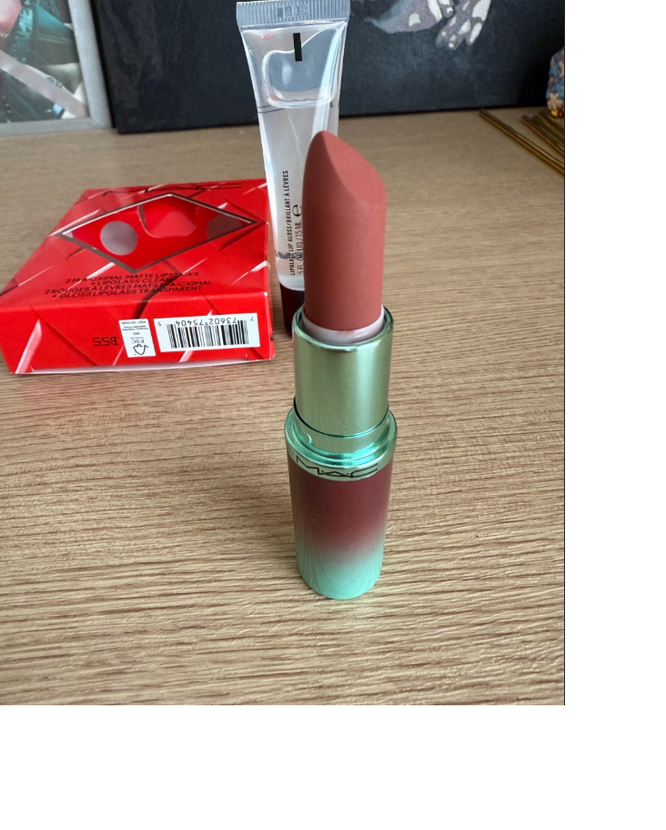 MAC помада+блеск