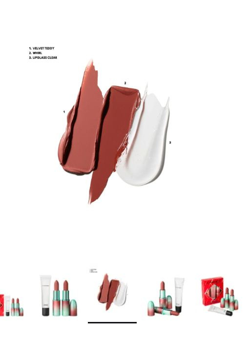 MAC помада+блеск