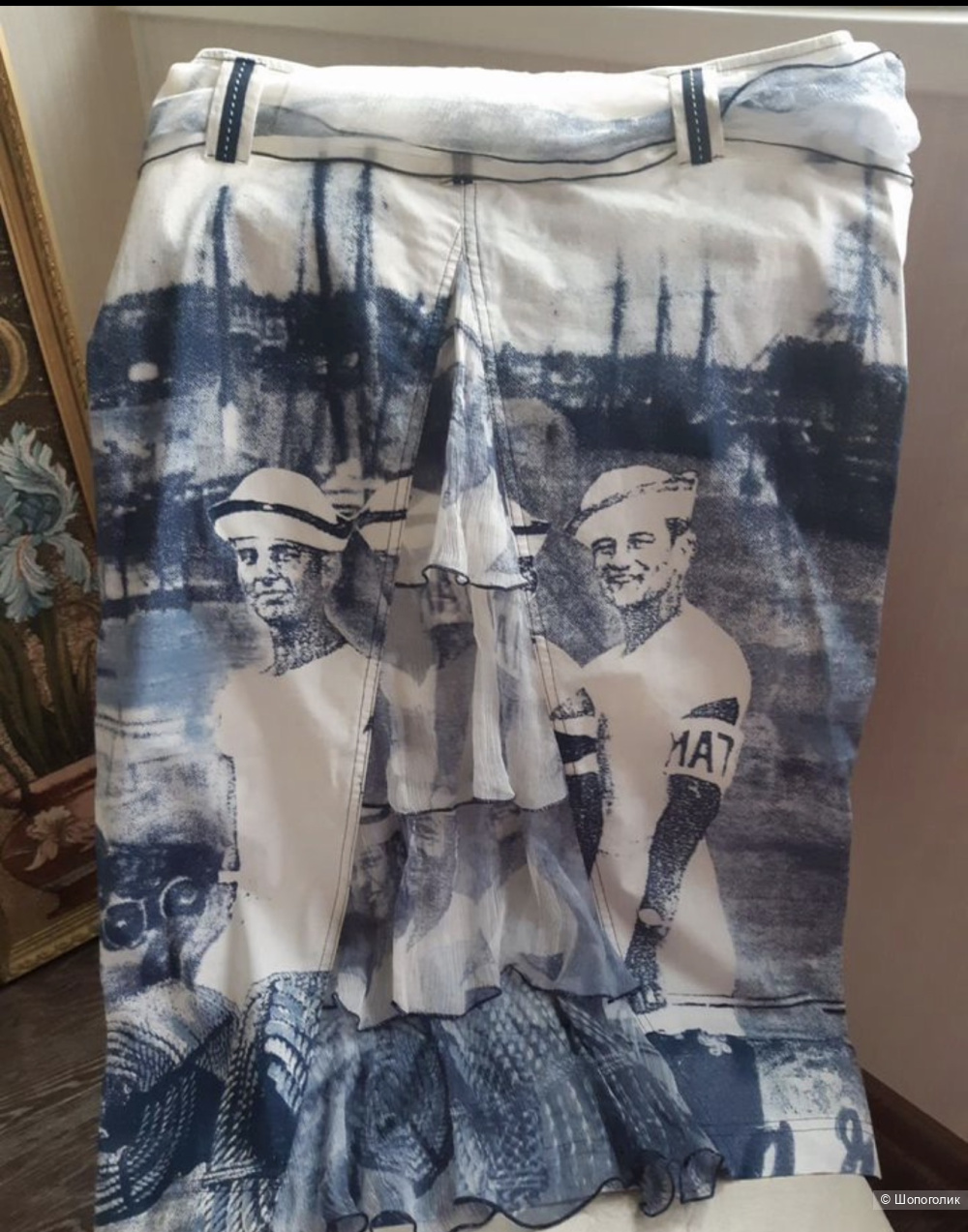 Blue Blanc Rouge юбка р 46