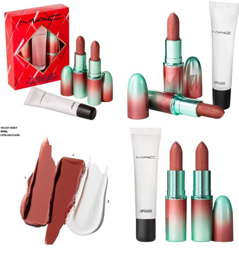 MAC помада+блеск