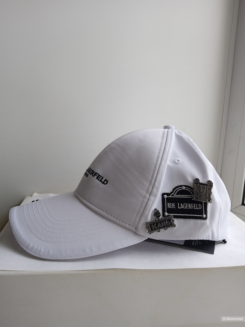 Бейсболка Karl Lagerfeld, one size.