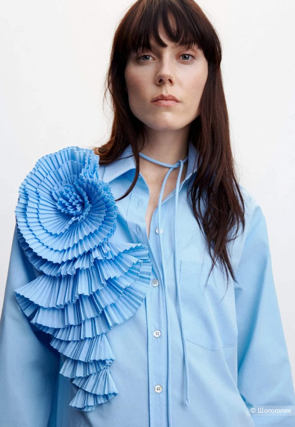 Рубашка Mango Dries van noten type