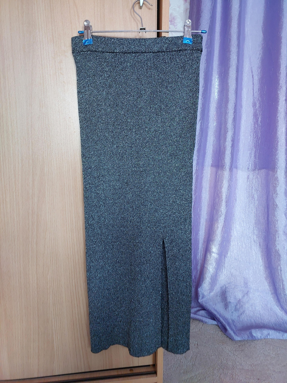 Юбка zara металлик 40-42-44