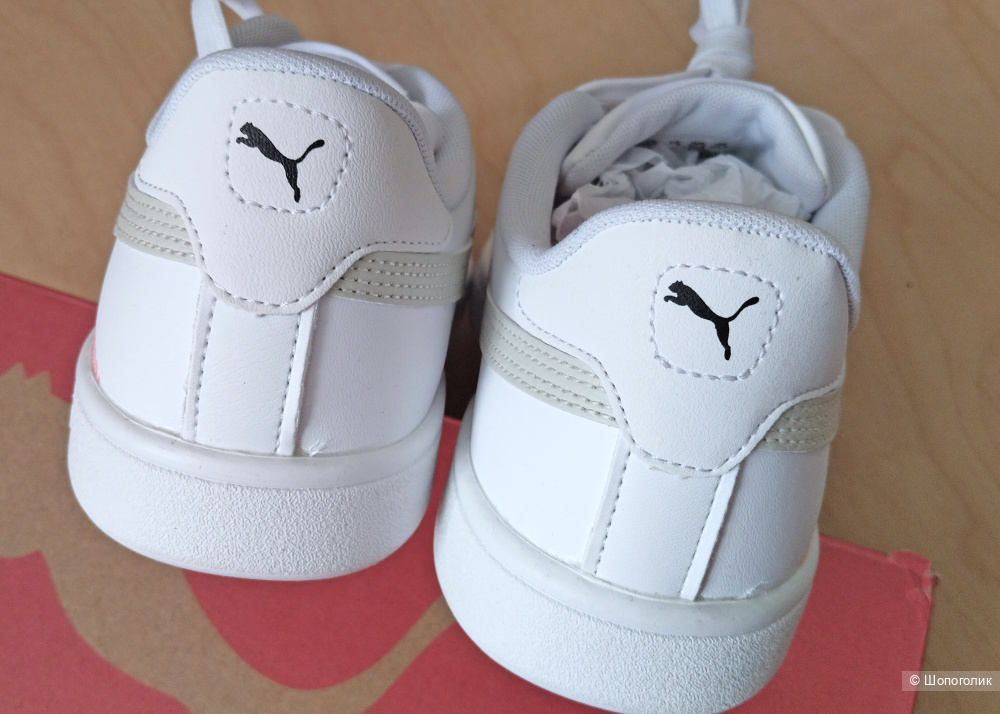 Кожаные кеды Puma Smash размер 36,5 EU 37,5, 24,4 см