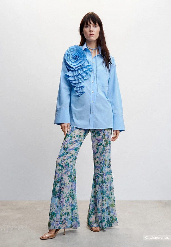 Рубашка Mango Dries van noten type