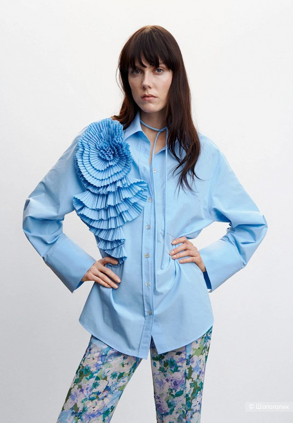 Рубашка Mango Dries van noten type