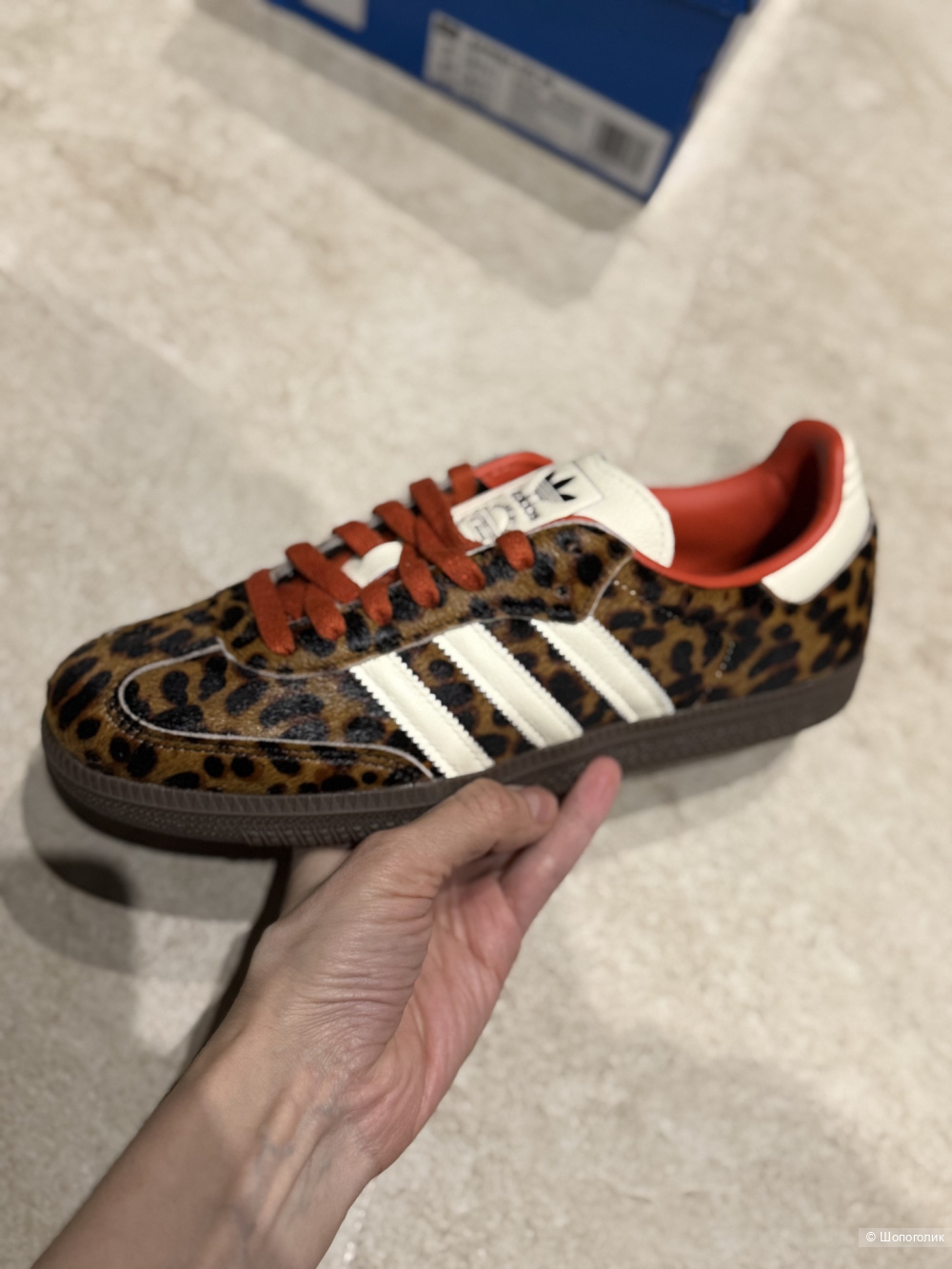 Леопардовые Adidas Samba 39