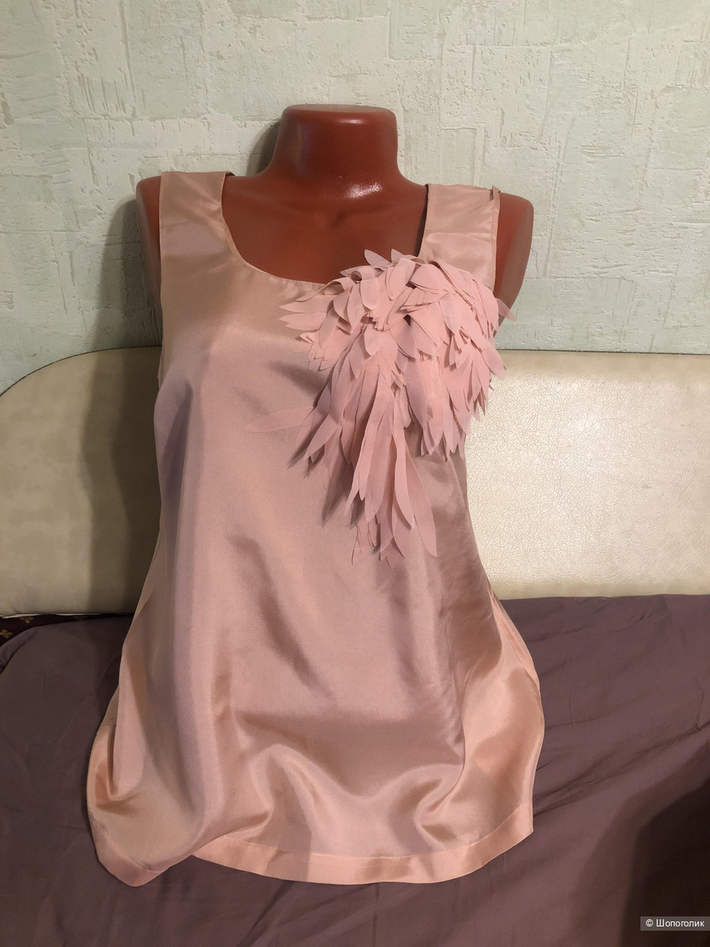 Новый топ 100% шелк  Ann Taylor, M