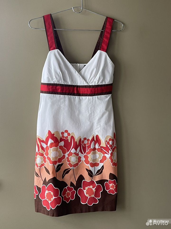 Сарафан Mango летний c цветочным орнаментом (42-44)