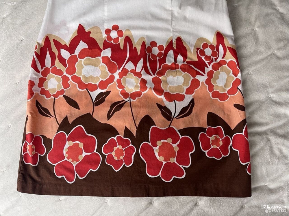 Сарафан Mango летний c цветочным орнаментом (42-44)