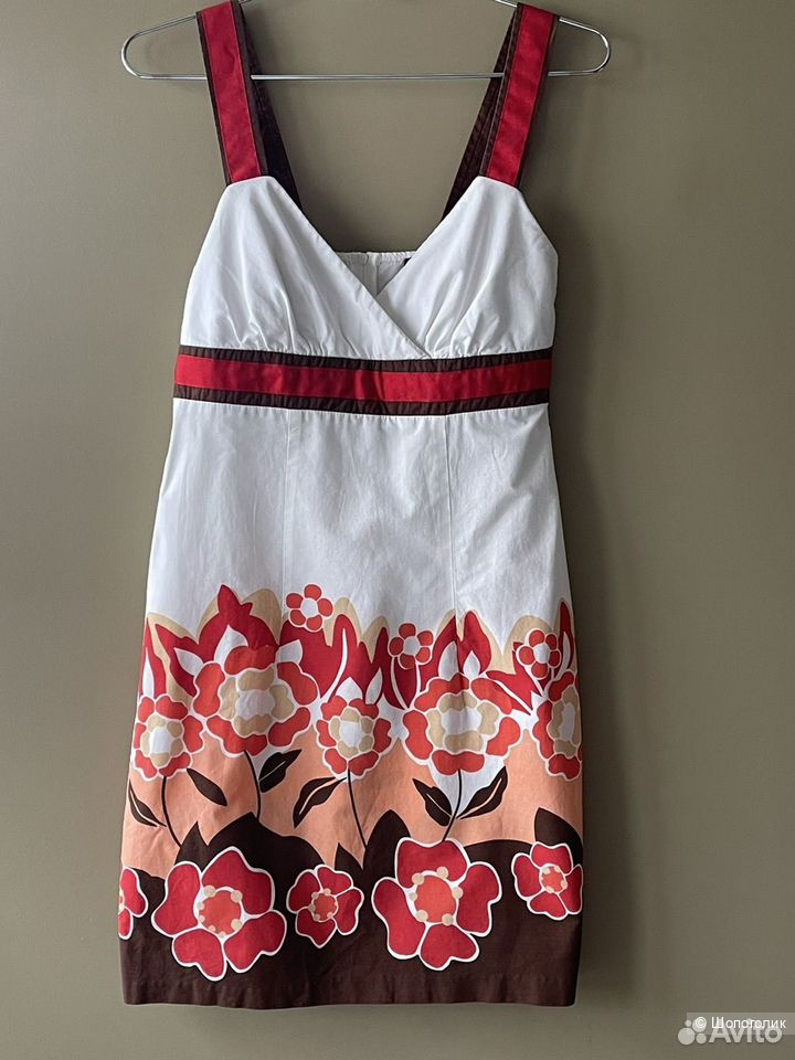 Сарафан Mango летний c цветочным орнаментом (42-44)