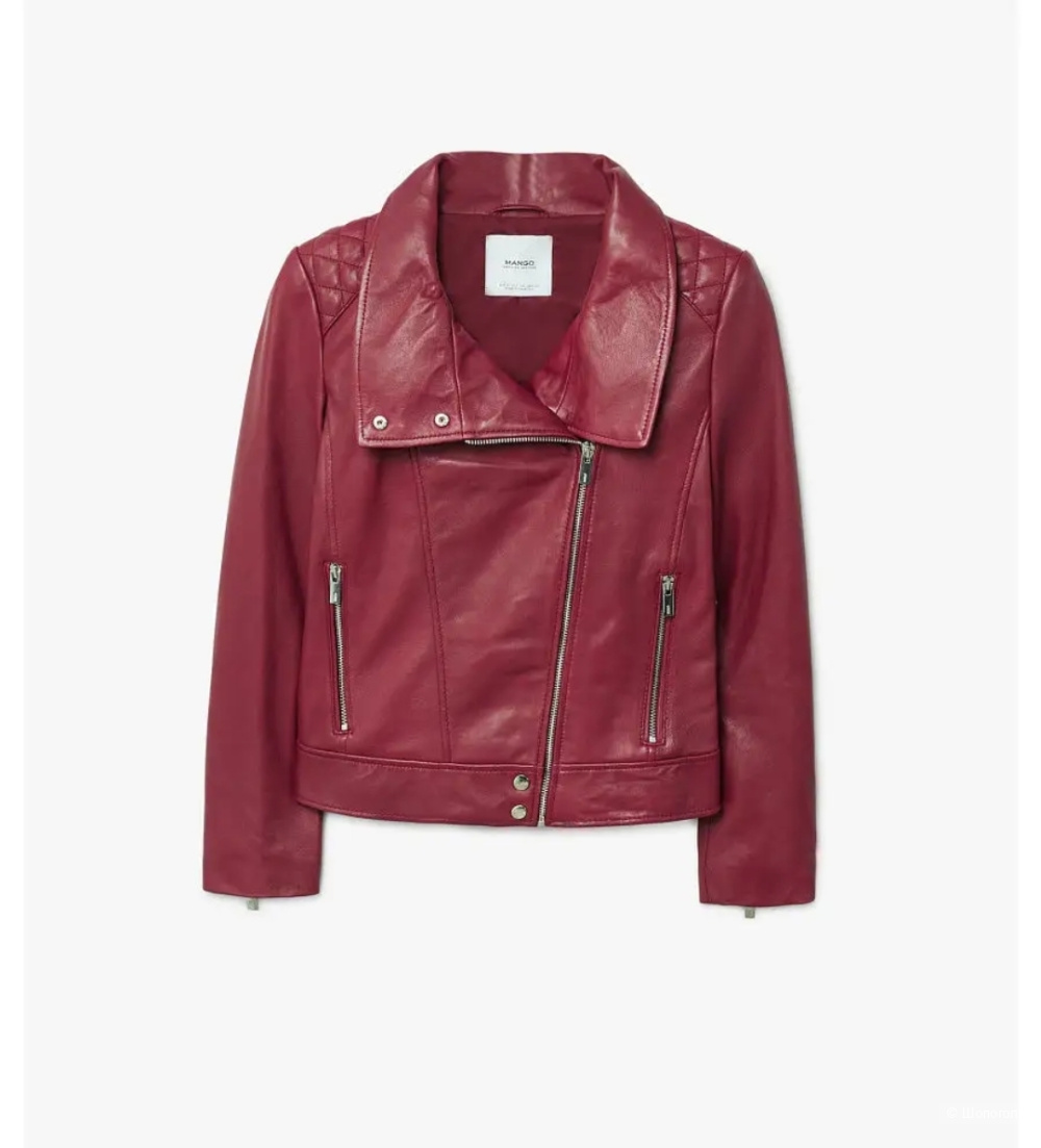 Кожаная куртка, Mango, 42-44