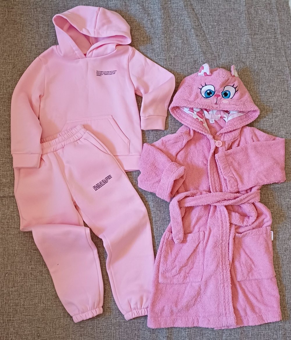 Костюм спортивный на флисе, no brand, 30 размер