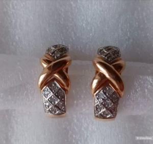 Серьги золото 585