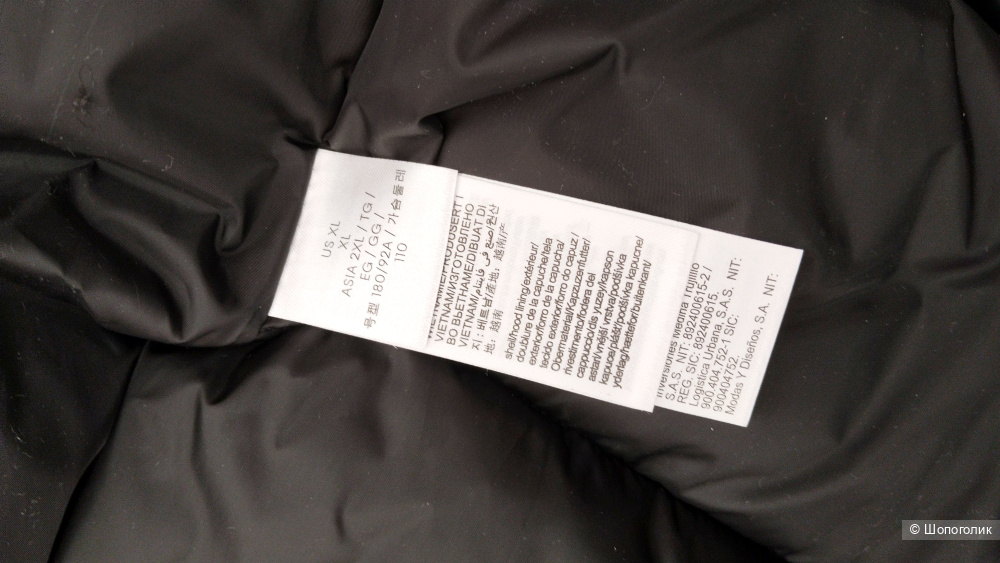 Куртка пуховик Calvin Klein размер XL