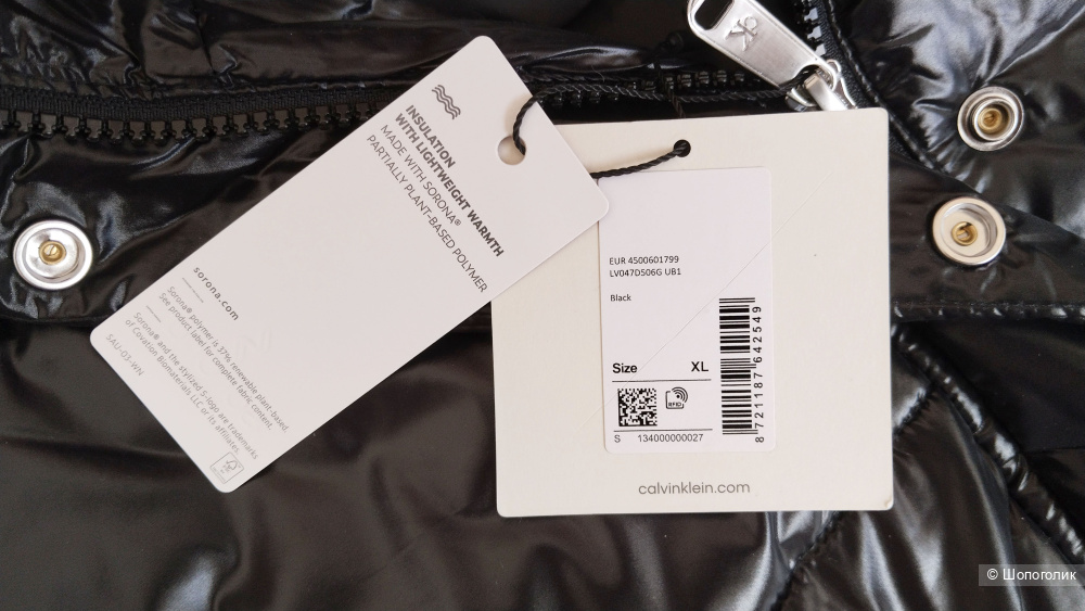 Куртка пуховик Calvin Klein размер XL