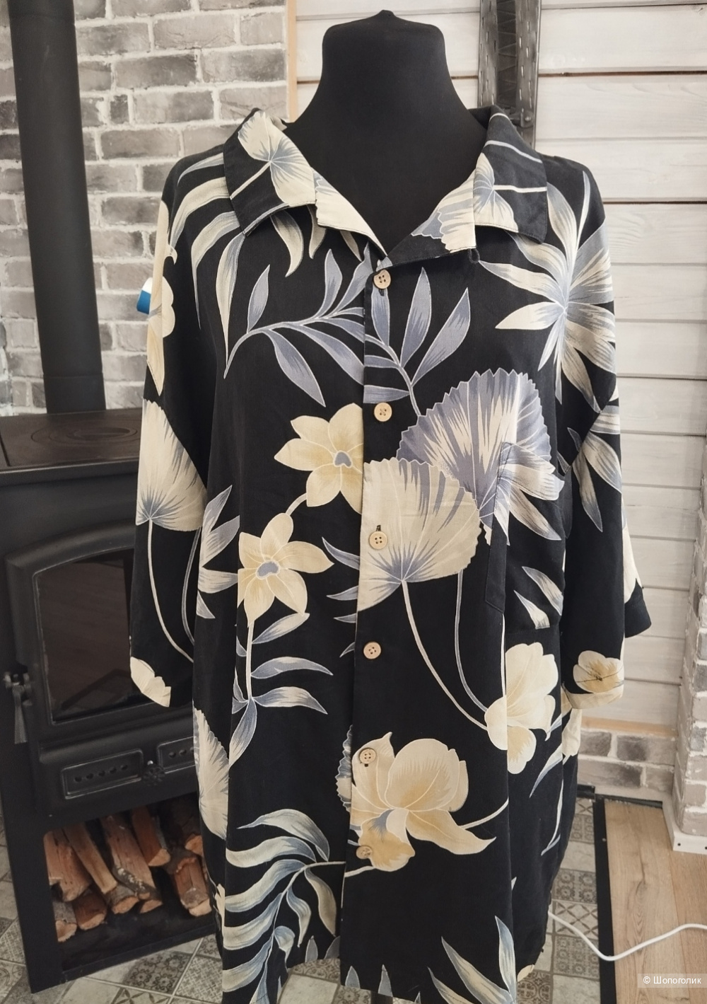 Рубашка шелк, 52-56