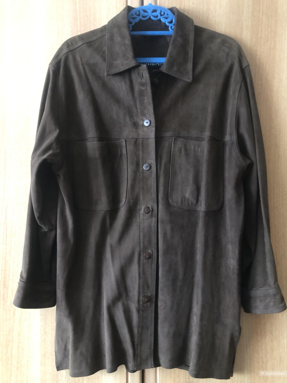 Замшевая рубашка Da Milano , 42-44.