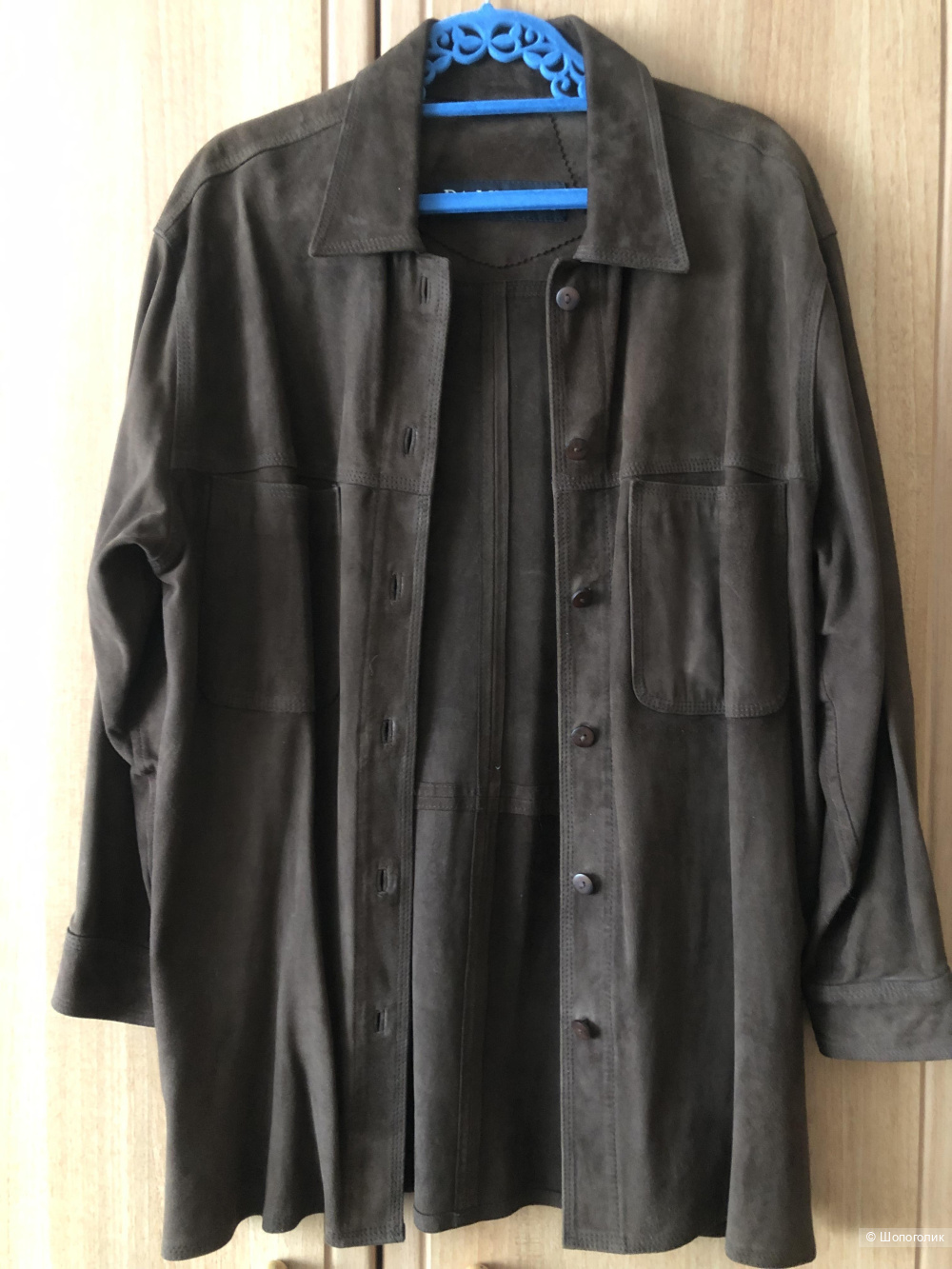 Замшевая рубашка Da Milano , 42-44.