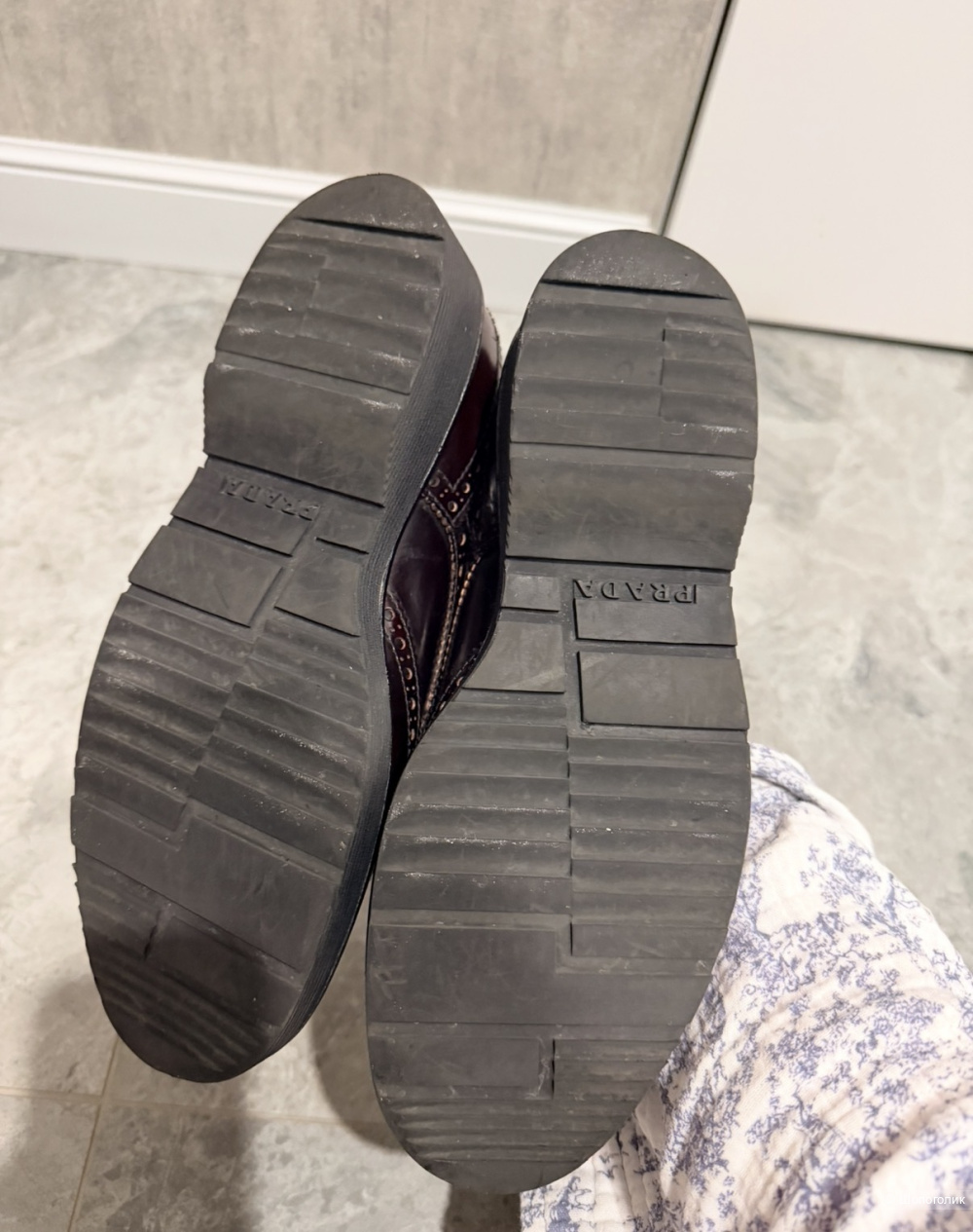 Ботинки prada размер 37,5