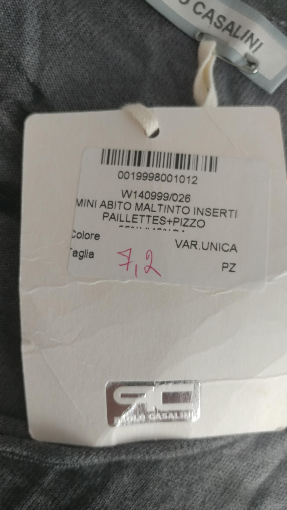 Платье/туника PAOLO CASALINI р. 46