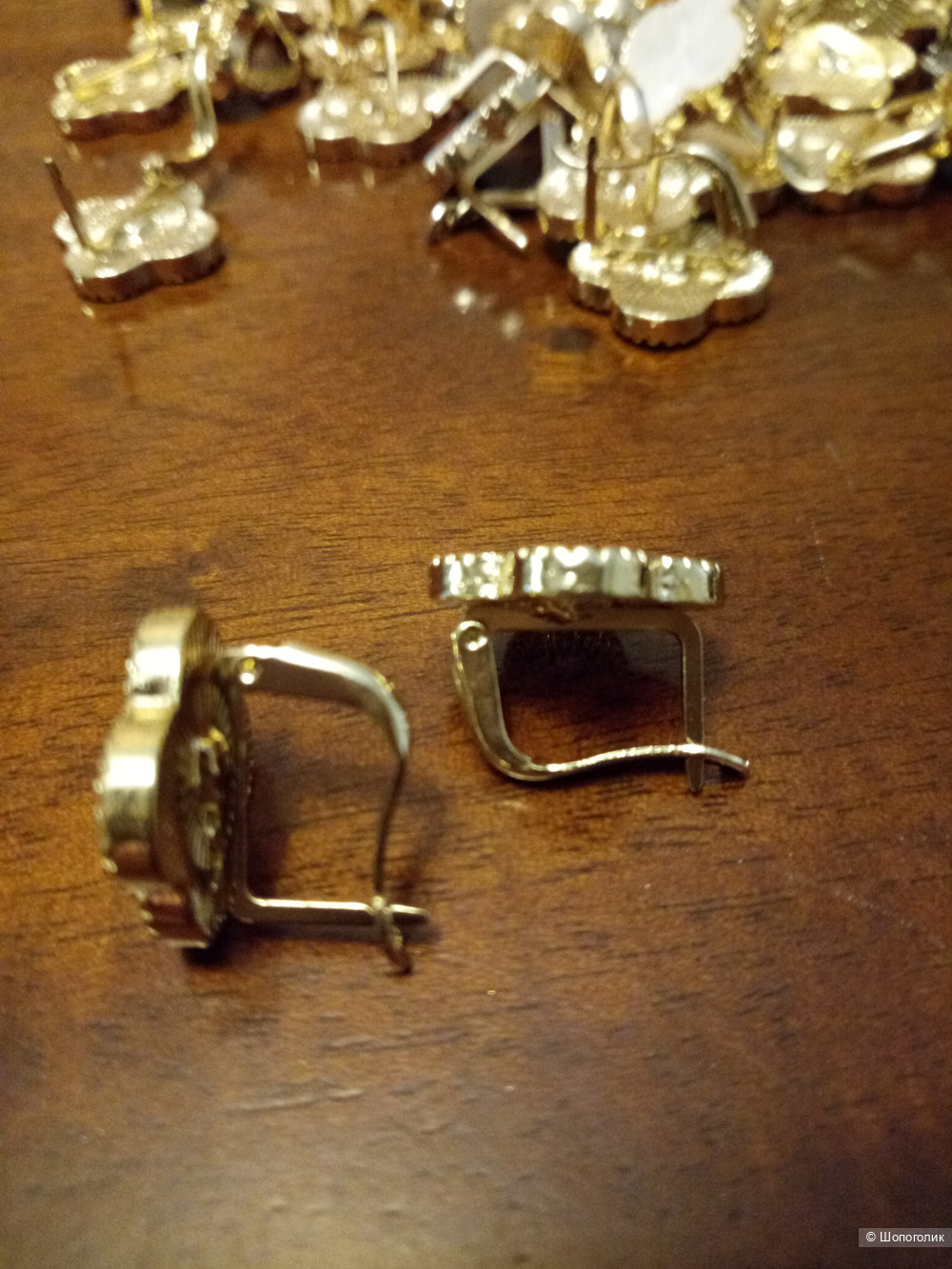 Серьги Ван Клиф Альгамбра ( реплика) , onesize