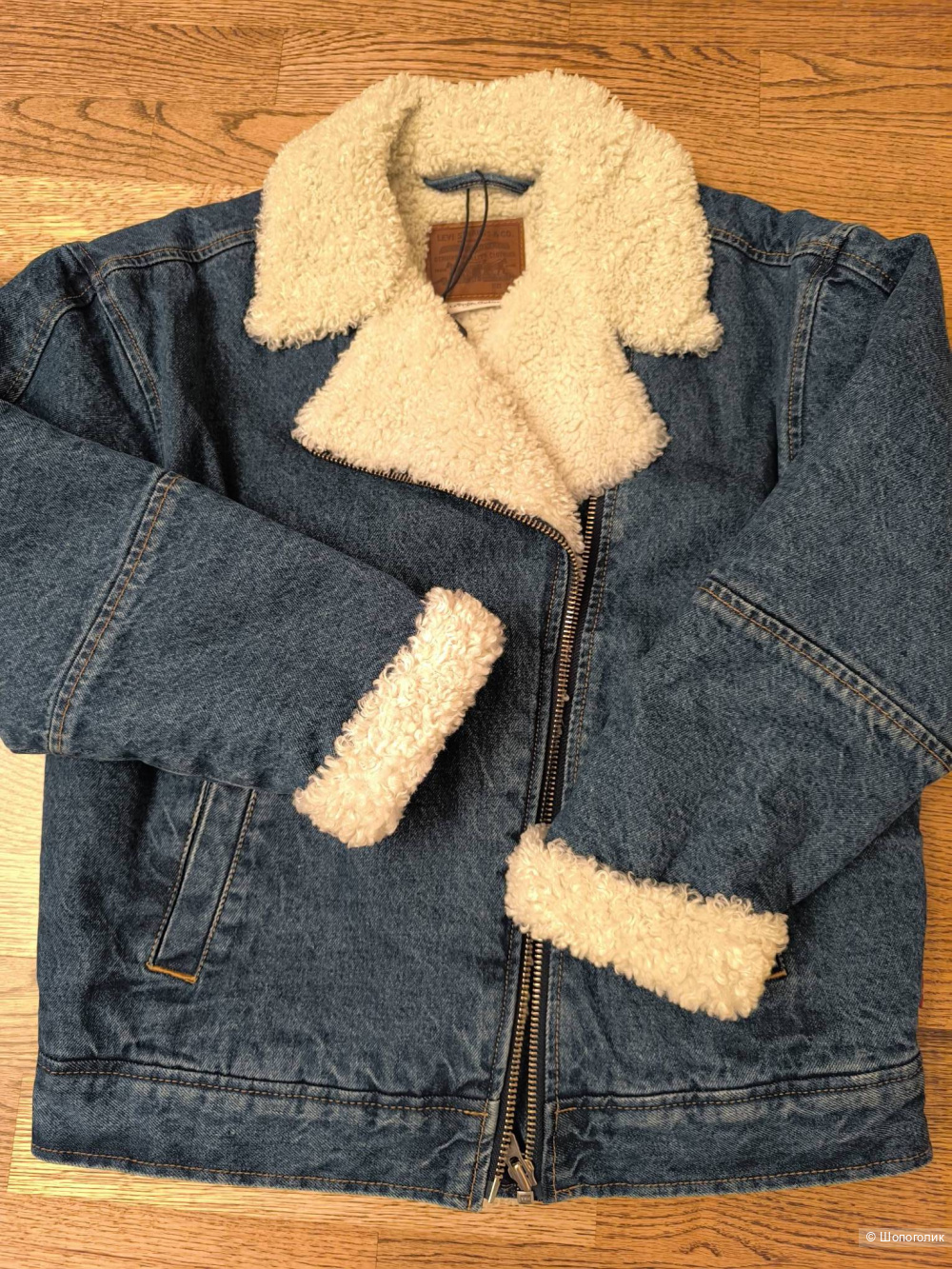 Куртка джинсовая зимняя Levi's, размер 42-44