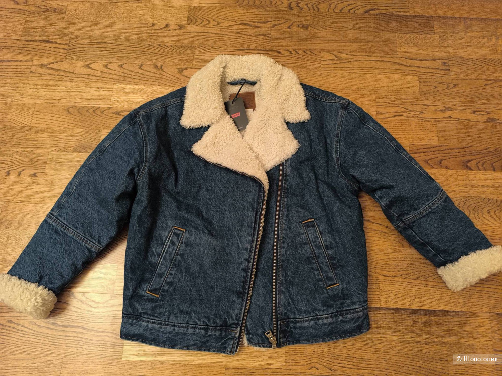 Куртка джинсовая зимняя Levi's, размер 42-44