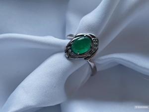 Кольцо с натуральным камнем рр16