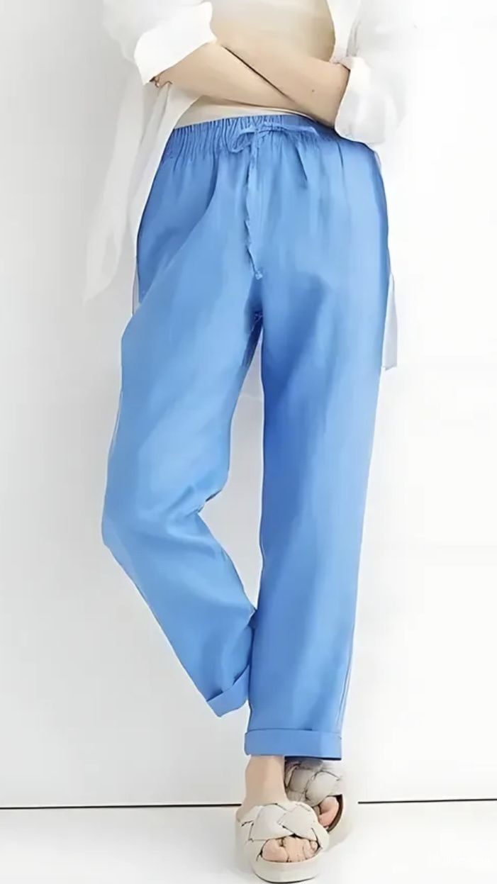 Льняные брюки H&M размер М
