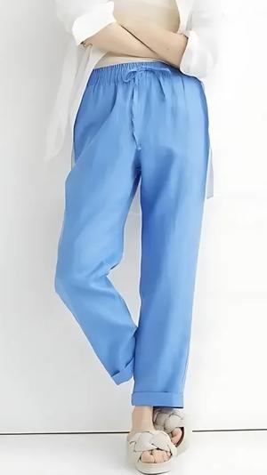 Льняные брюки H&M размер М