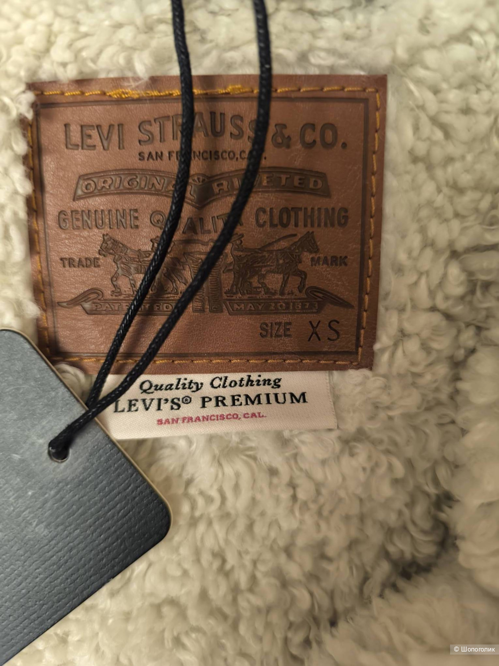 Куртка джинсовая зимняя Levi's, размер 42-44