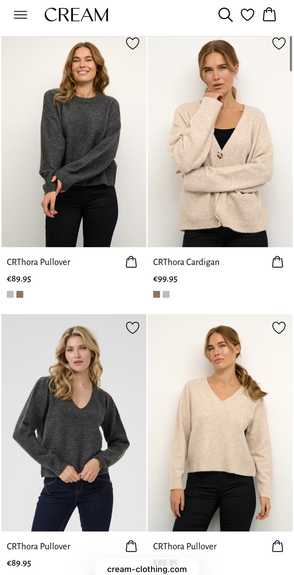 Топ Cream, размер 44-42