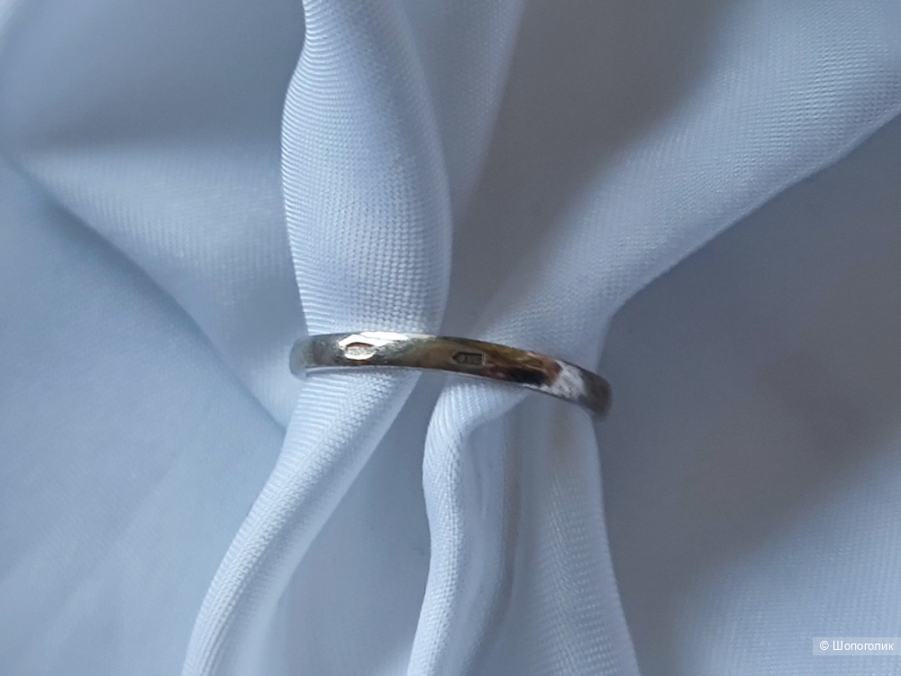 Кольцо с натуральным камнем рр16