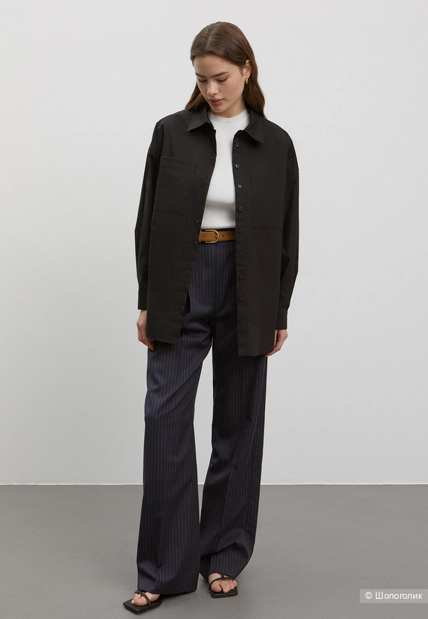 I AM STUDIO, рубашка из смесовой шерсти, XS