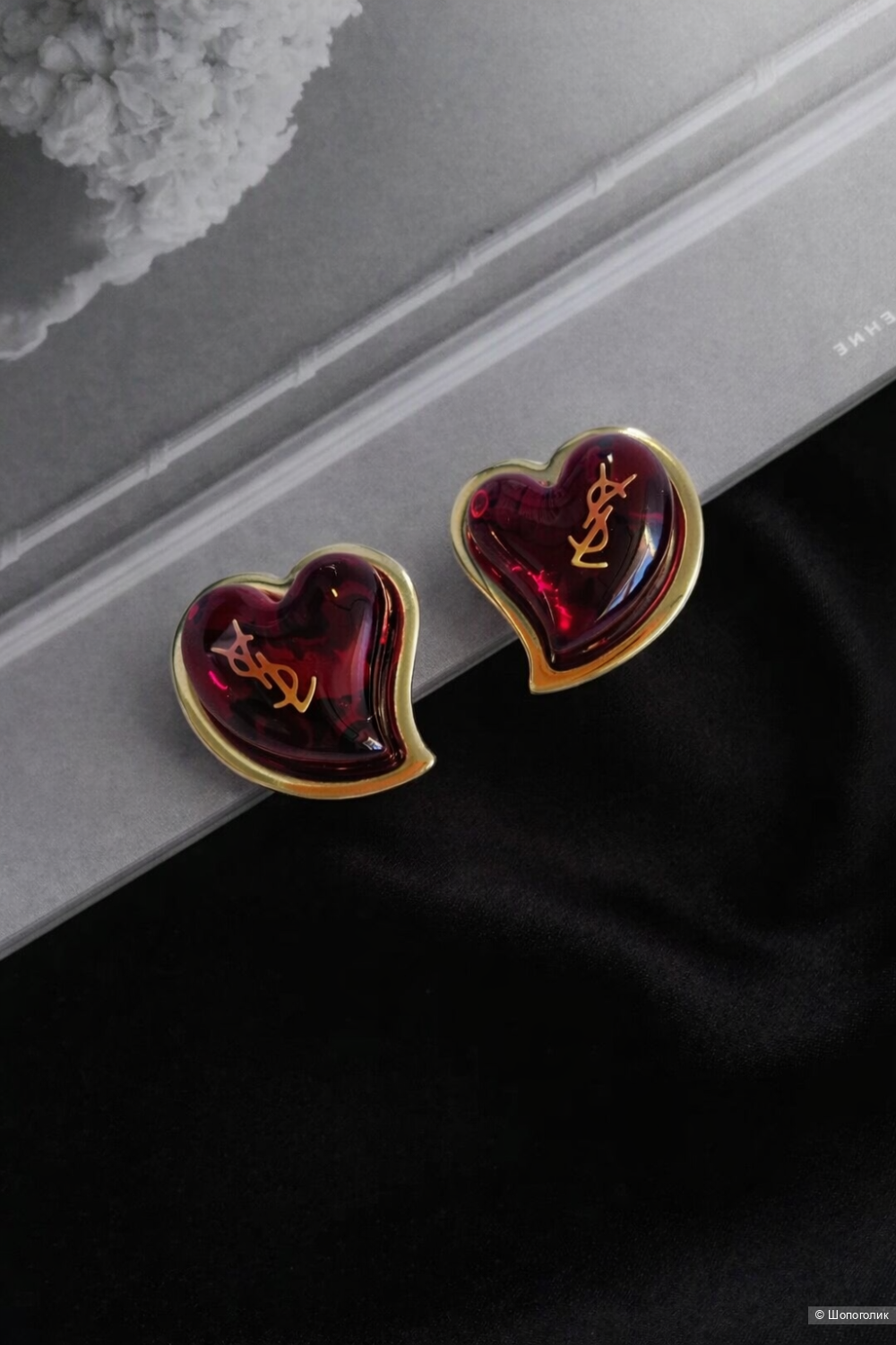 Клипсы Saint Laurent