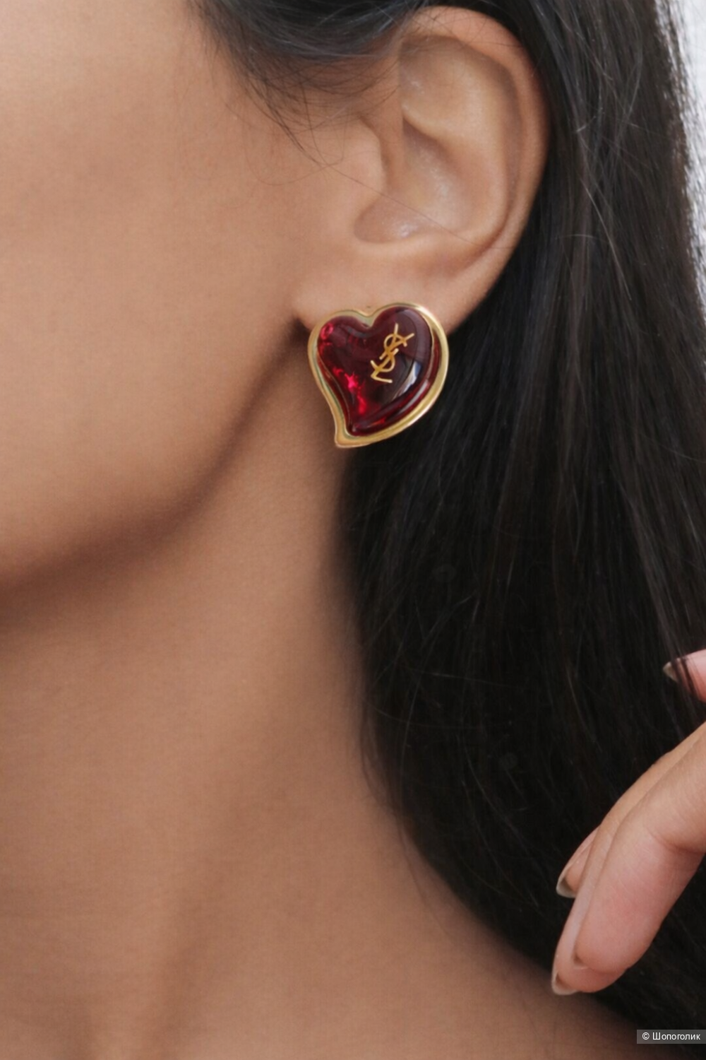 Клипсы Saint Laurent