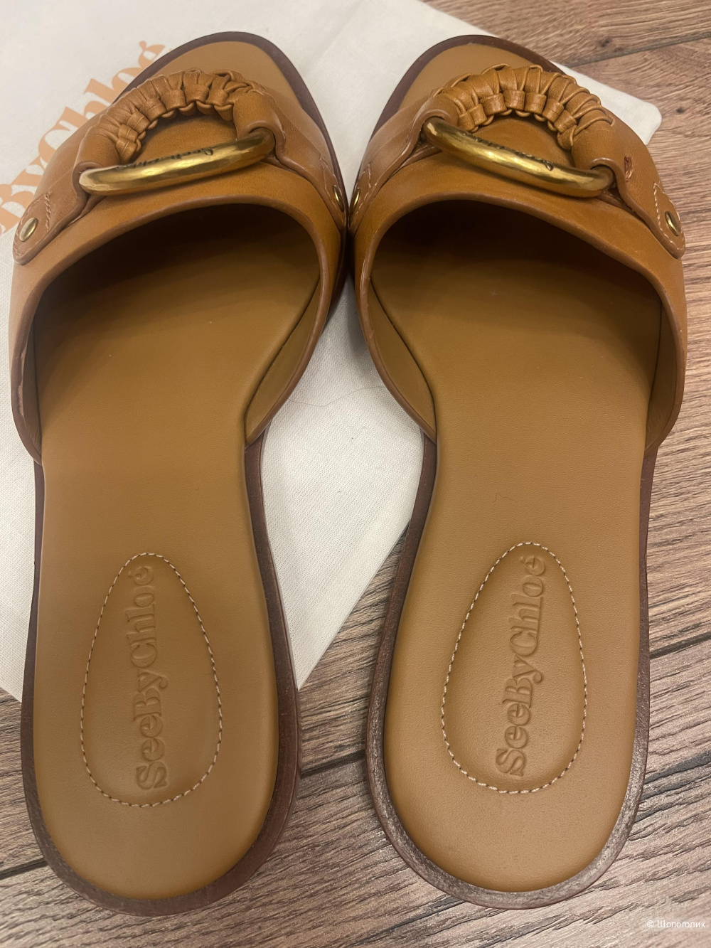 Кожаные пантолеты See by Chloe 37 размер