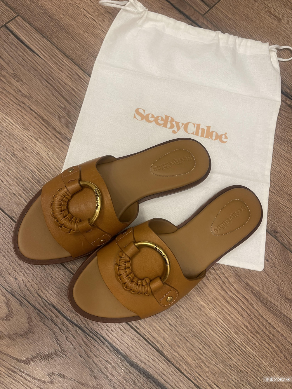 Кожаные пантолеты See by Chloe 37 размер