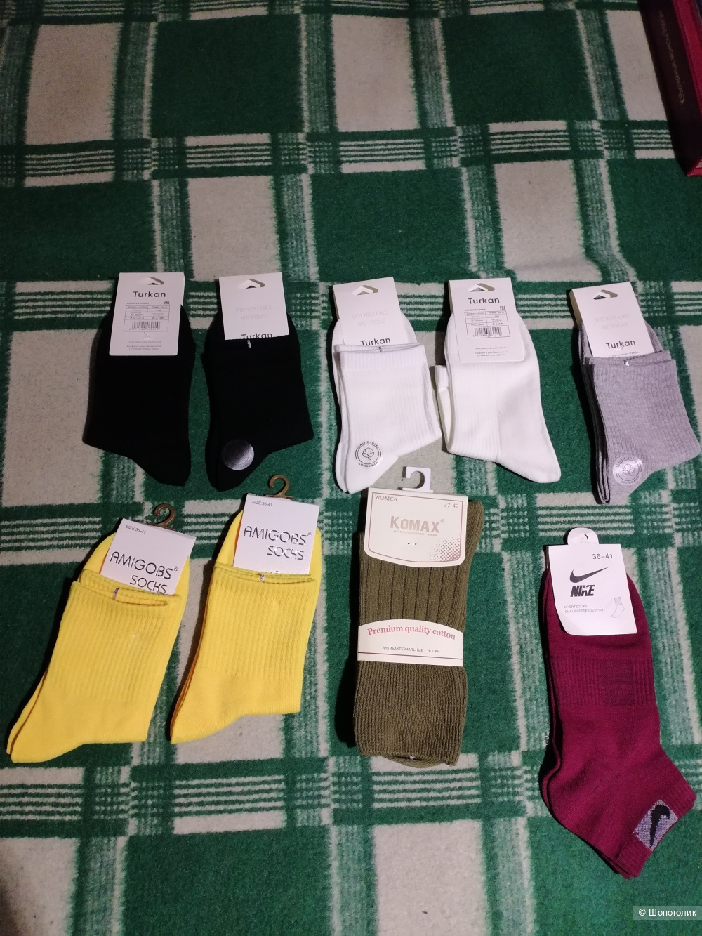 Лот носки женские one size