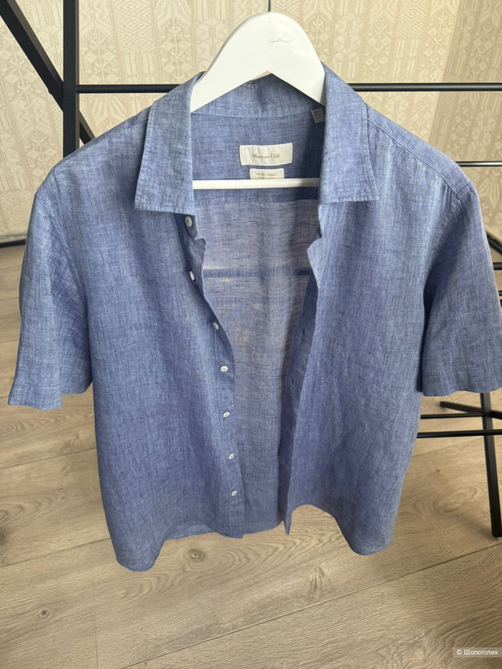 Льняная рубашка Massimo Dutti, L