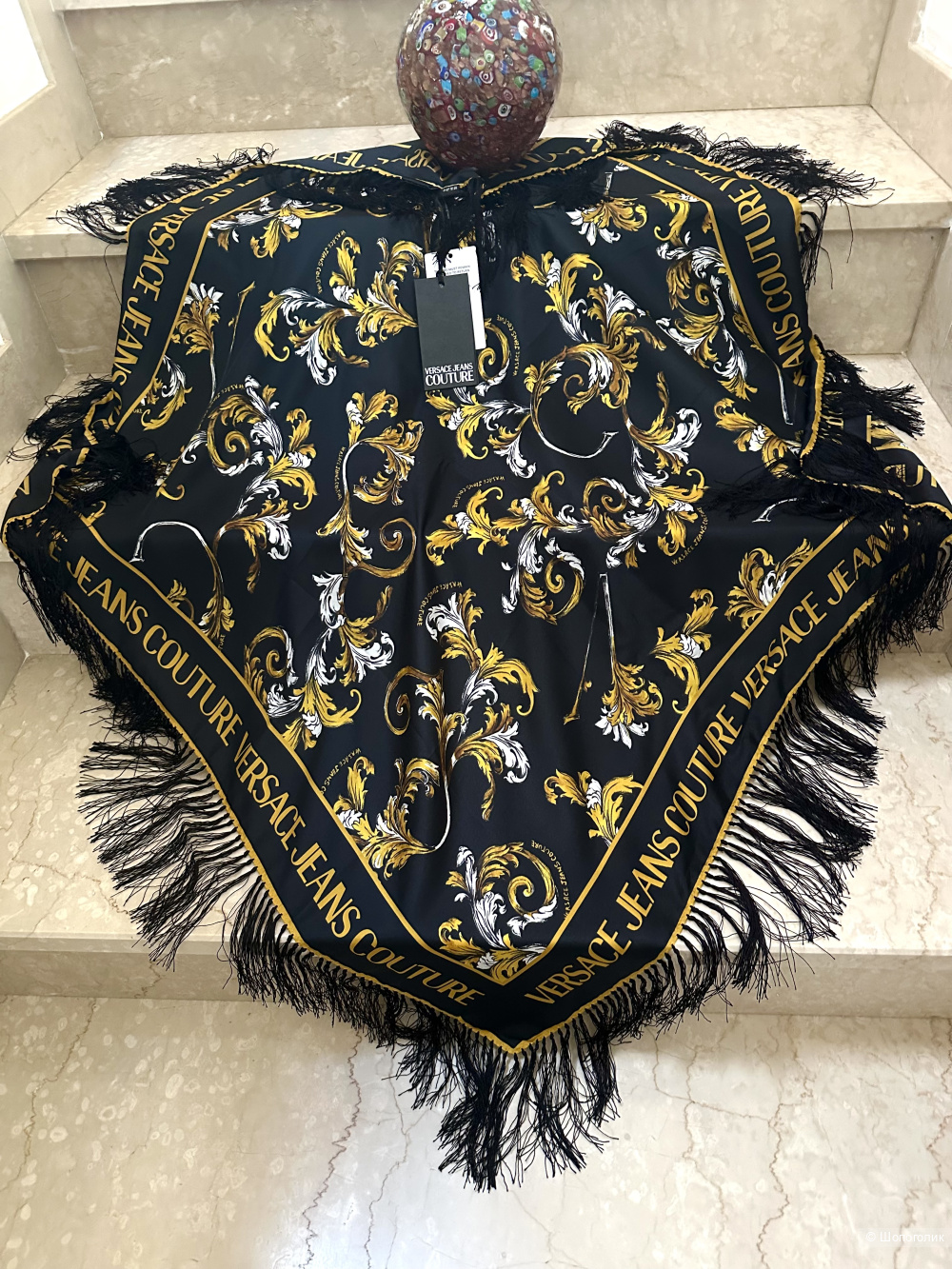 Шелковый платок Versare  90 x90 cm.