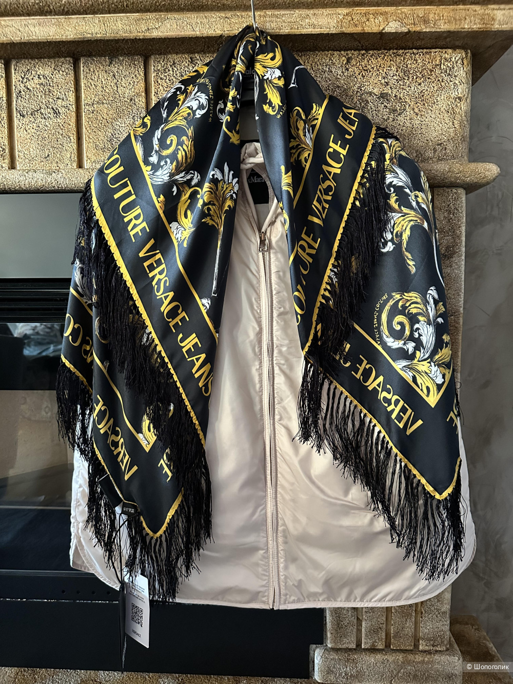 Шелковый платок Versare  90 x90 cm.
