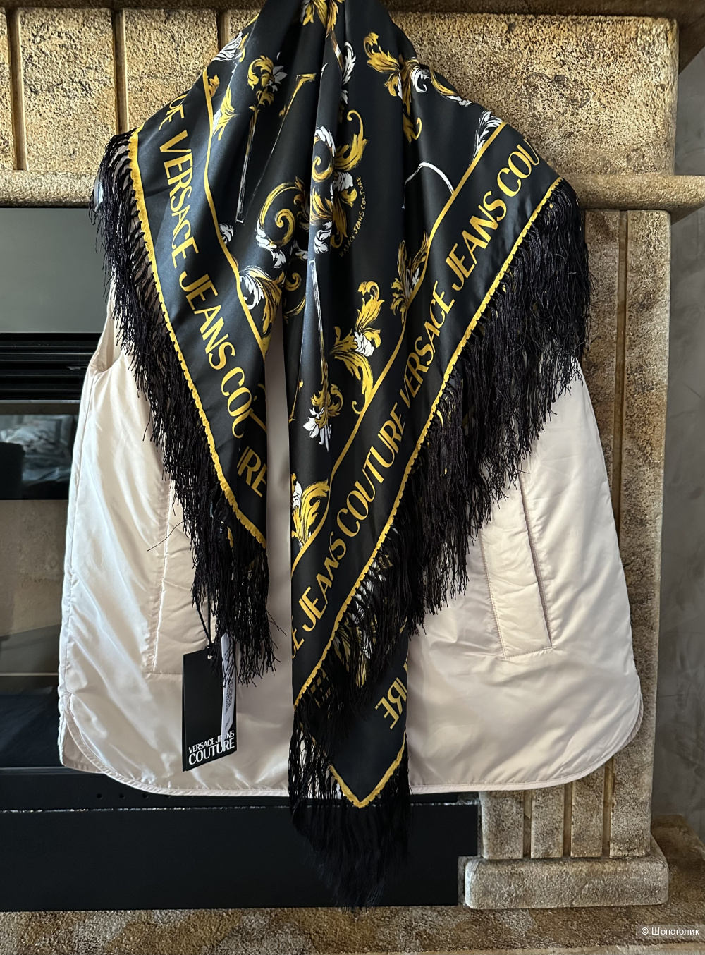 Шелковый платок Versare  90 x90 cm.